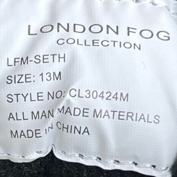 ? London Fog Collection Men\'s Seth Duck Boots Black Waterproof Lace-Up Size 13 main image 10